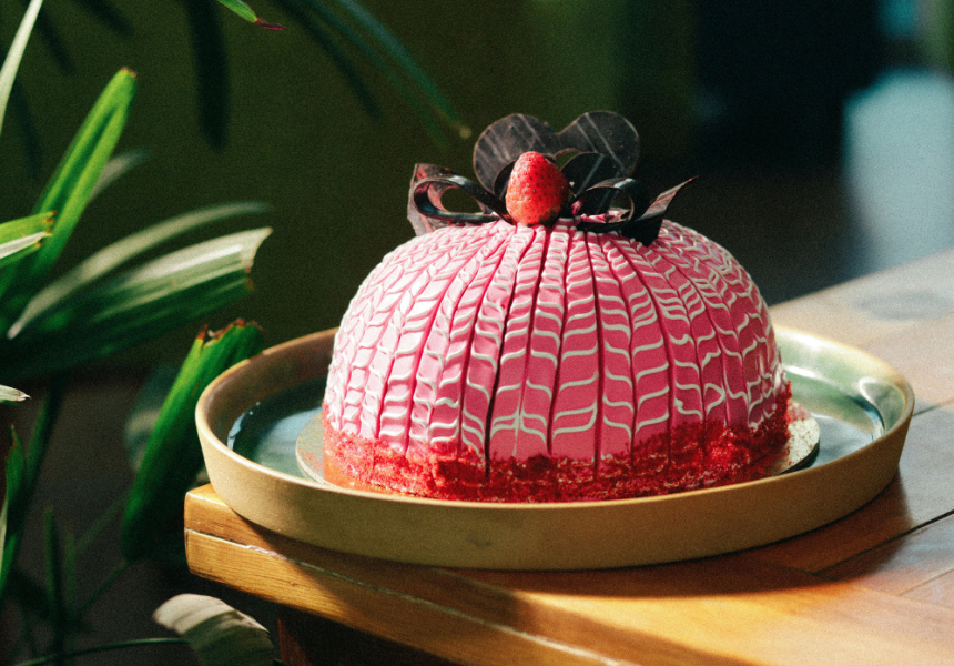 Strawberry Fields Cake